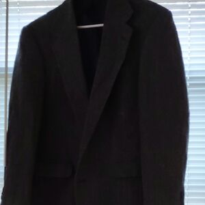 Haggar Charcoal Herring Bone Jacket